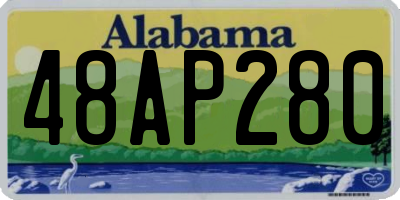 AL license plate 48AP280