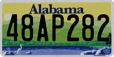 AL license plate 48AP282