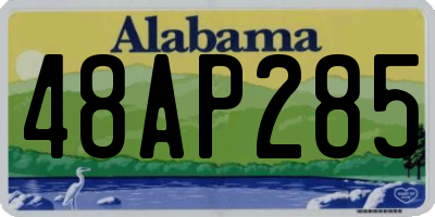 AL license plate 48AP285