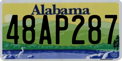 AL license plate 48AP287