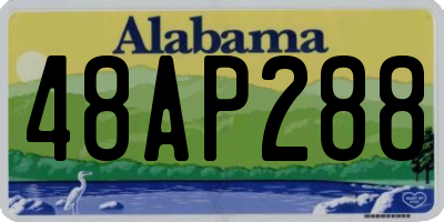 AL license plate 48AP288