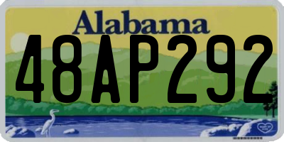 AL license plate 48AP292