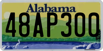 AL license plate 48AP300