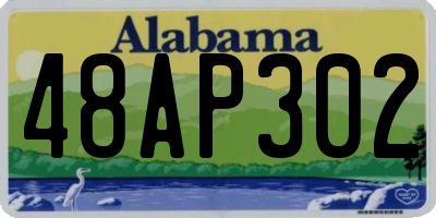AL license plate 48AP302