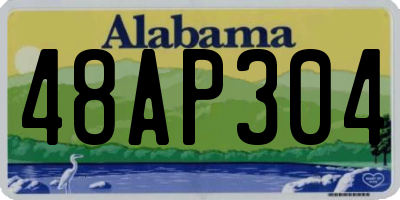 AL license plate 48AP304