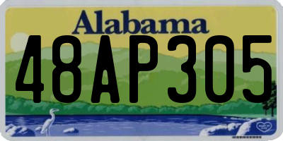 AL license plate 48AP305