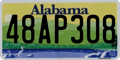 AL license plate 48AP308