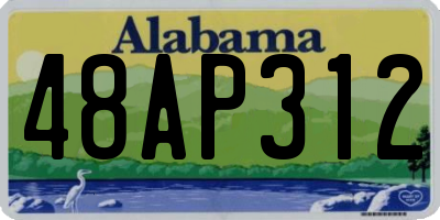 AL license plate 48AP312