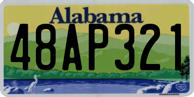 AL license plate 48AP321
