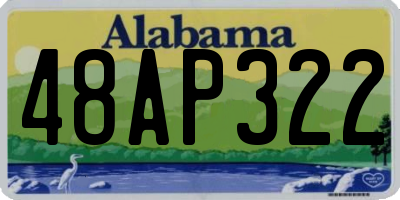 AL license plate 48AP322