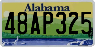 AL license plate 48AP325
