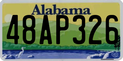 AL license plate 48AP326