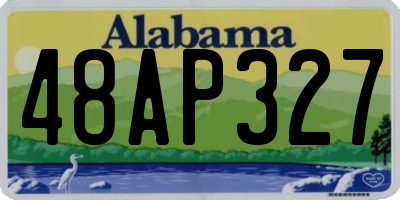 AL license plate 48AP327