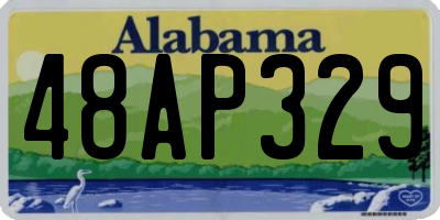 AL license plate 48AP329