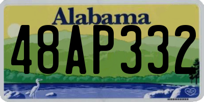 AL license plate 48AP332