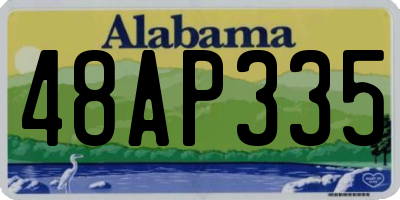 AL license plate 48AP335