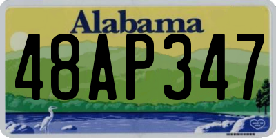 AL license plate 48AP347