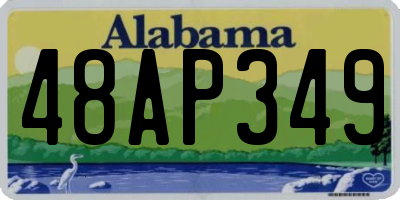 AL license plate 48AP349