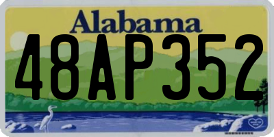 AL license plate 48AP352