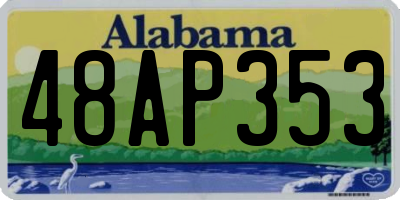 AL license plate 48AP353