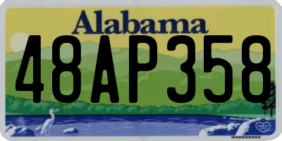 AL license plate 48AP358