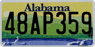 AL license plate 48AP359