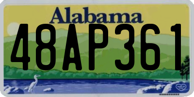 AL license plate 48AP361