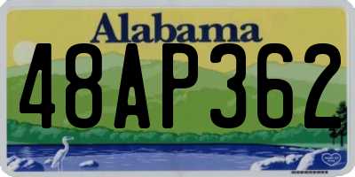AL license plate 48AP362