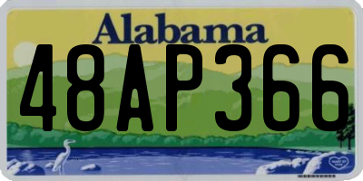 AL license plate 48AP366
