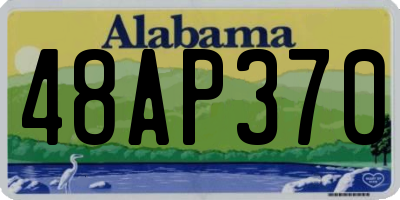 AL license plate 48AP370