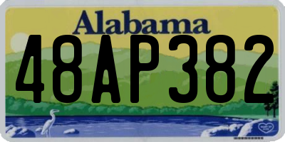 AL license plate 48AP382