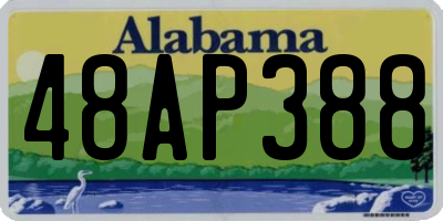 AL license plate 48AP388