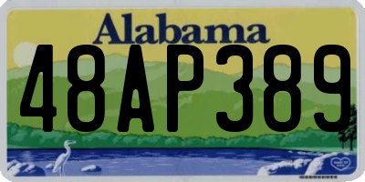 AL license plate 48AP389