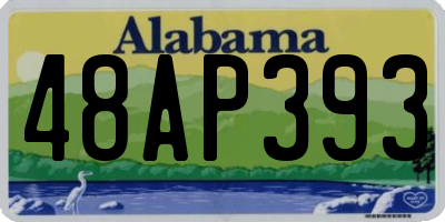 AL license plate 48AP393