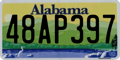 AL license plate 48AP397