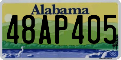 AL license plate 48AP405