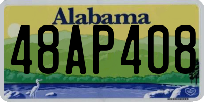 AL license plate 48AP408