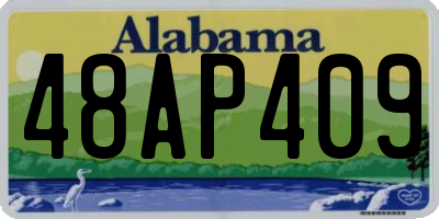 AL license plate 48AP409