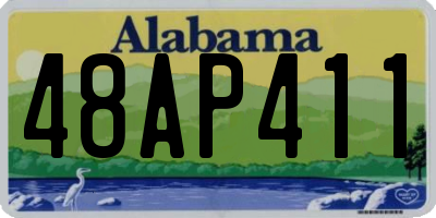 AL license plate 48AP411