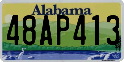 AL license plate 48AP413