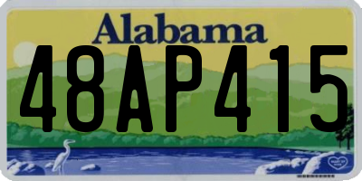 AL license plate 48AP415