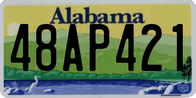 AL license plate 48AP421