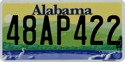 AL license plate 48AP422