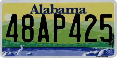 AL license plate 48AP425