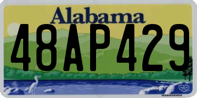 AL license plate 48AP429