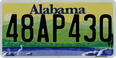 AL license plate 48AP430