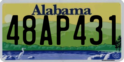 AL license plate 48AP431