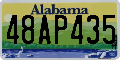 AL license plate 48AP435