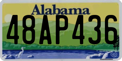 AL license plate 48AP436