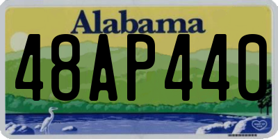 AL license plate 48AP440